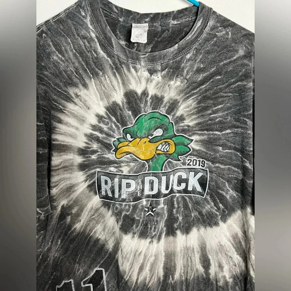 2019 Rip the Duck Gray Tie Dye T-shirt size XL - Picture 6 of 6
